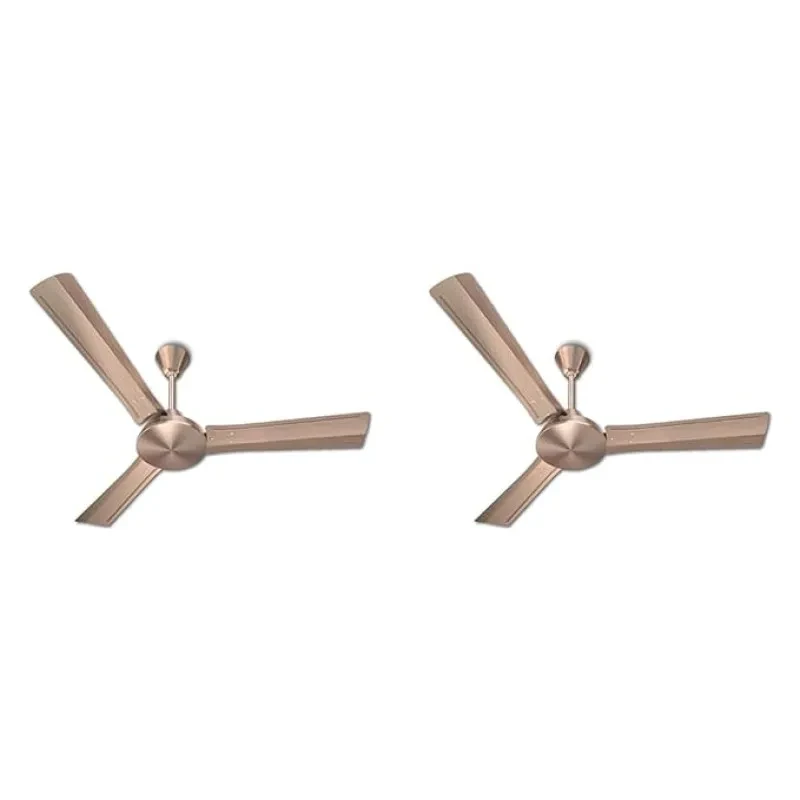 Havells 1200Mm Ep Trendy Energy Saving Ceiling Fan (Antique Copper, Pack Of 2) 1 Star