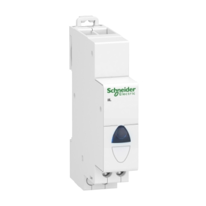 Schneider Acti9 iIL single indicator light - Blue - 110-230 Vac -( A9E18323)