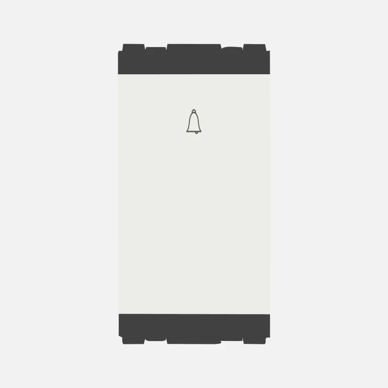 NORISYS CUBE Series Palm Bell Switch Single Pole 2 Module
