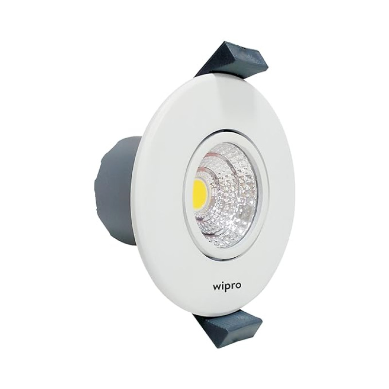 wipro Polycarbonate Garnet 3W Mini Spotlight Coolwhite (Pack of 1)
