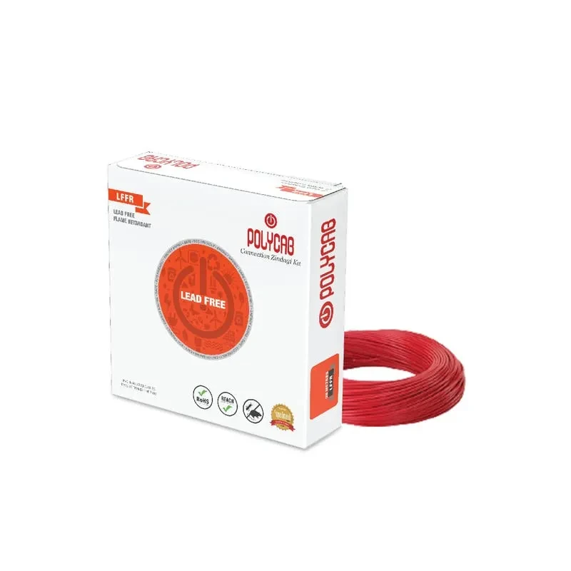 Polycab FR-LF 1 SQ MM PVC Insulated Copper Wire Single Core Flexible House Cable for Domestic & Industrial Connections Electric Wire ( 90 Mtrs )