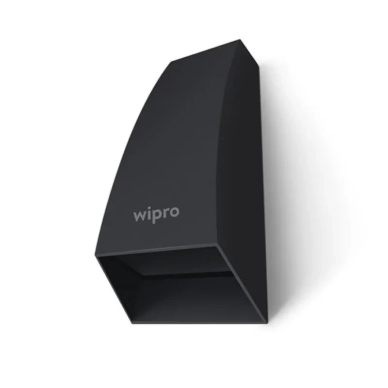 wipro Garnet 8W (3W+5W) Assymmetric Up & Down Outdoor Wall Light for Home | IP54 Led Wall Light | Warm White, Yellow 2700K | Aluminium Housing |Pack of 1