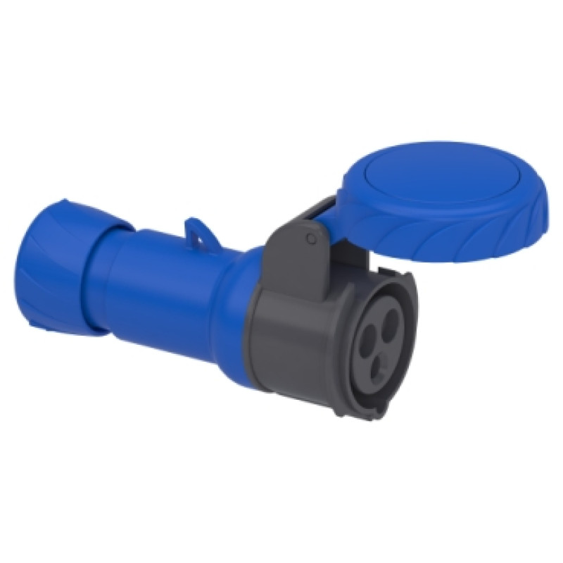 Schneider 16A - 2P + E wander socket straight - IP67 200...250 V AC (PKF16M723 )