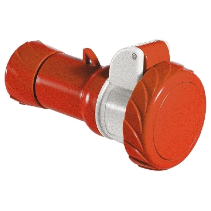 Schneider 16A - 3P + E wander socket straight - IP67 380...415 V AC (PKF16M734)