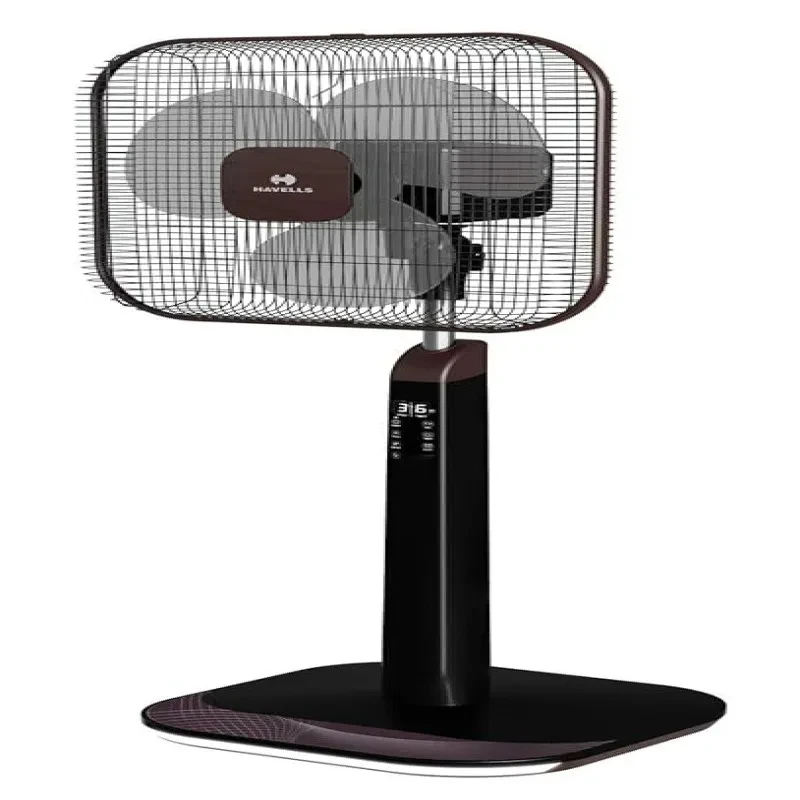 Havells 400mm LED Pedestal Fan with Remote | Square Wire Guard
