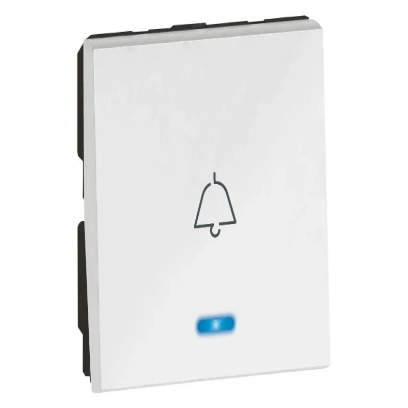 Legrand Arteor 6A Push Button with Indicator equipped with blue LED