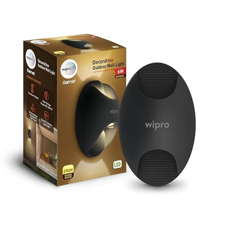 wipro Garnet Led Outdoor Wall Light (White)