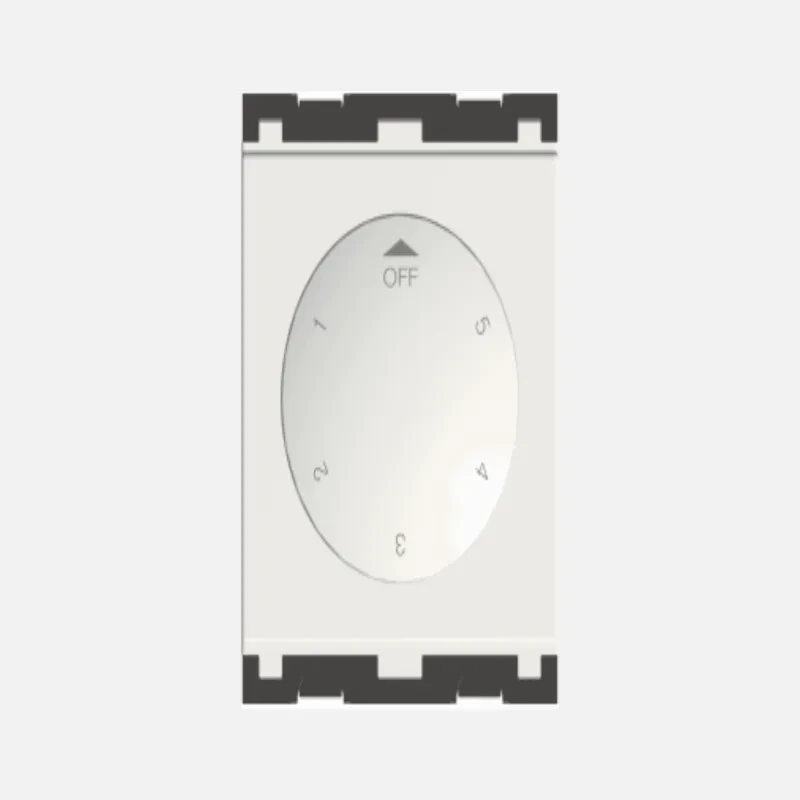 NORISYS CUBE Series Fan Regulator for 120W fan - Step Type with Round Knob - 2 Module