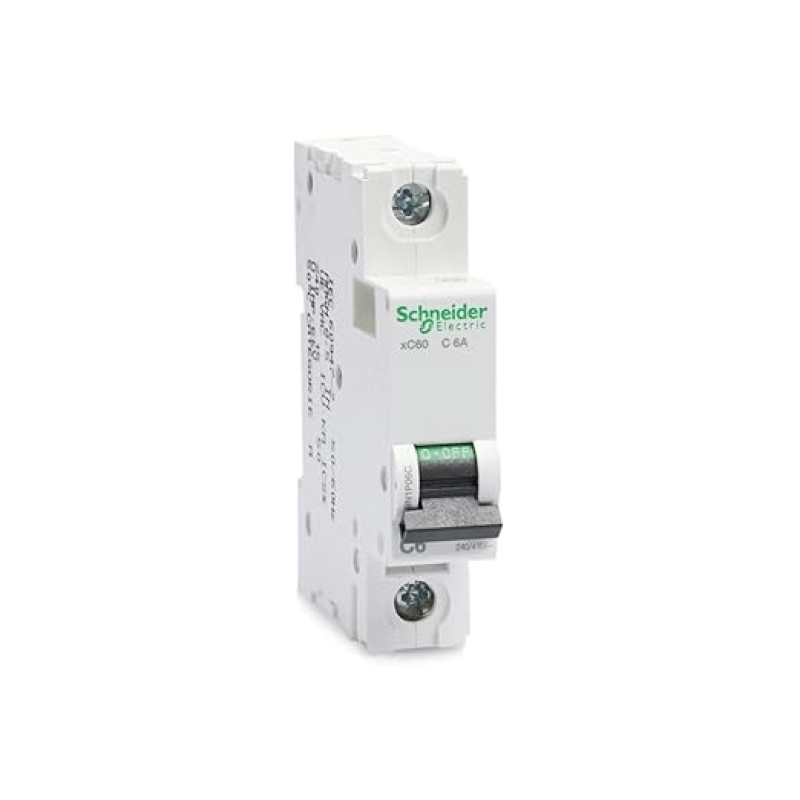 Schneider C Curve MCBs - xC60 -  1 Pole - 6A (A9N1P06C)