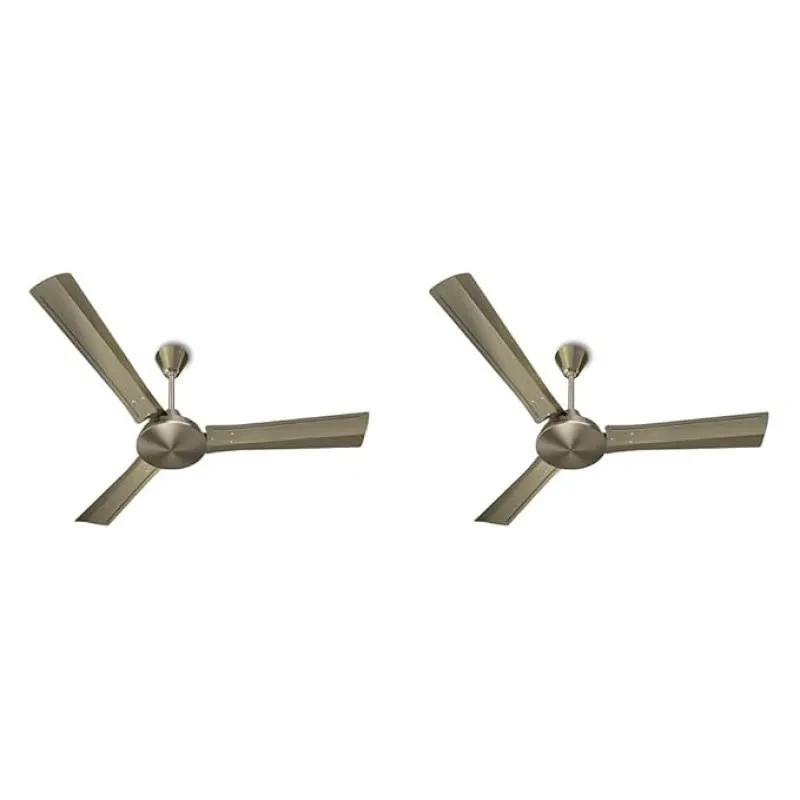 Havells 1200mm EP Trendy Energy Saving Ceiling Fan (Antique Brass, Pack of 2)