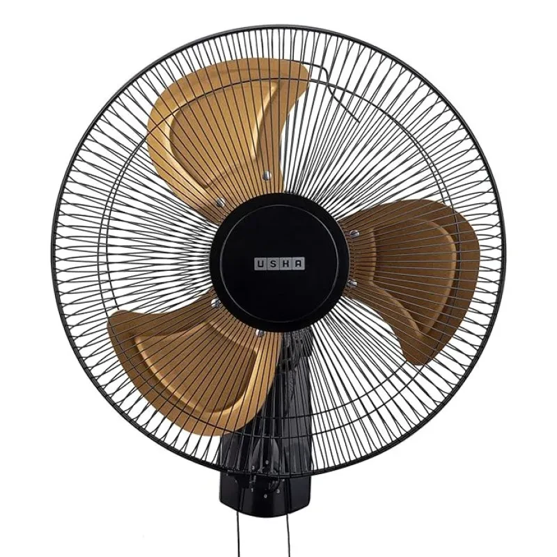 USHA Colossus Rust Free Aluminium Blade 400mm Wall Fan (Golden) Pack of 1