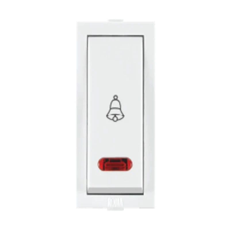 ANCHOR ROMA CLASSIC BELL PUSH SWITCH WITH INDICATOR 10A (Pack of 2)