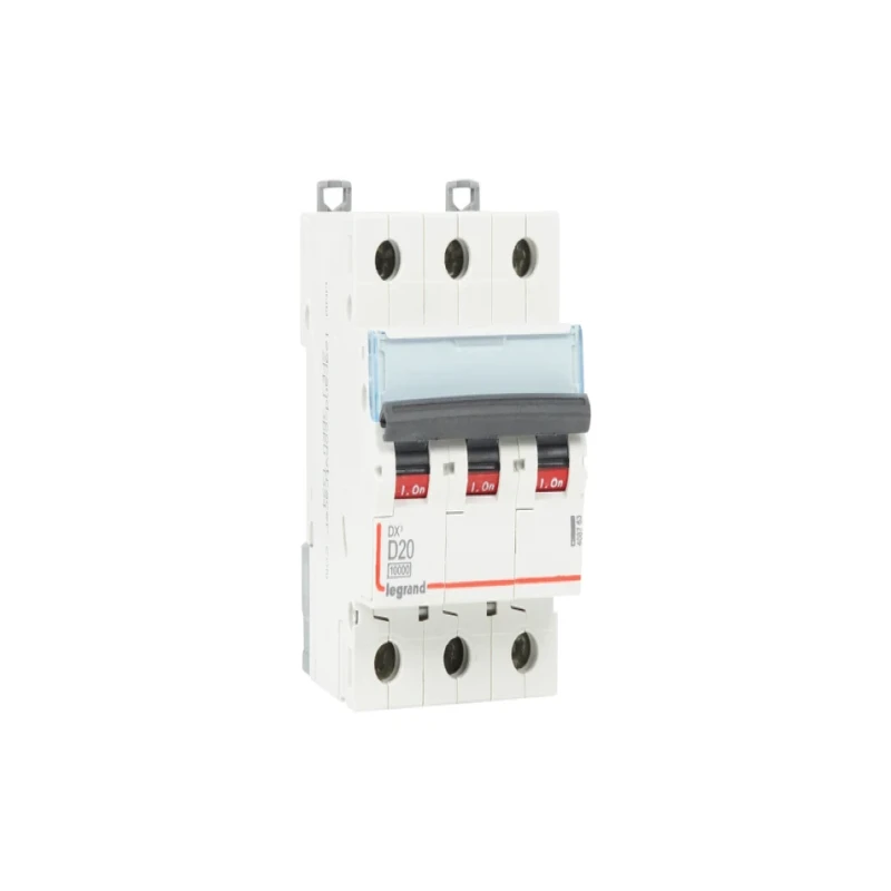 Legrand DX3 AC MCBs - D Curve Triple Pole 415 V~ (20A)