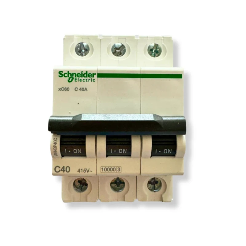 Schneider C Curve MCBs - xC60 - 3 Pole - 40A (A9N3P40C)