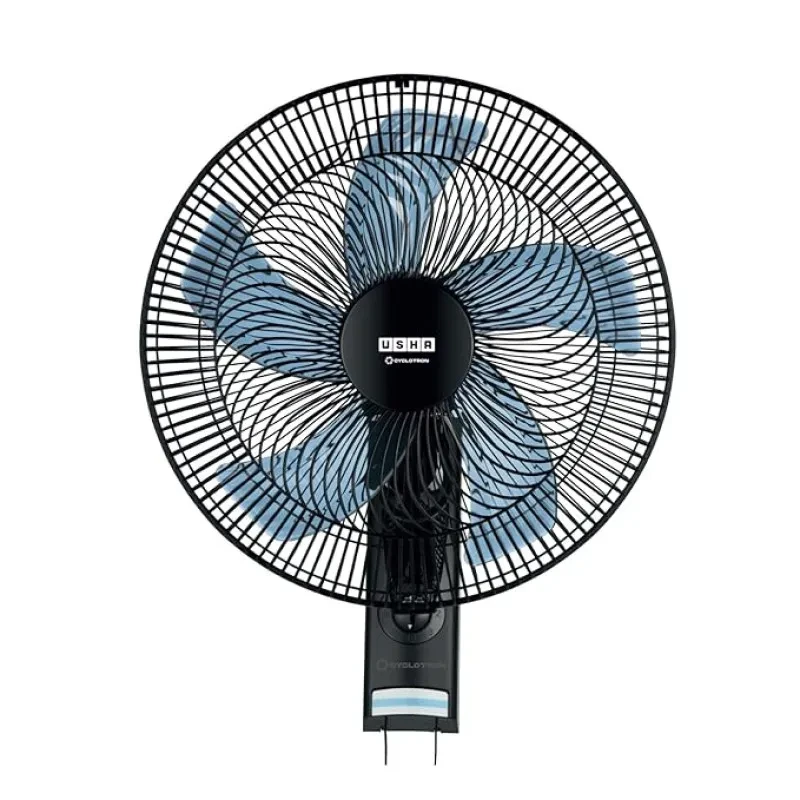 Usha Cyclotron 400mm High Speed Wall Fan (Black)