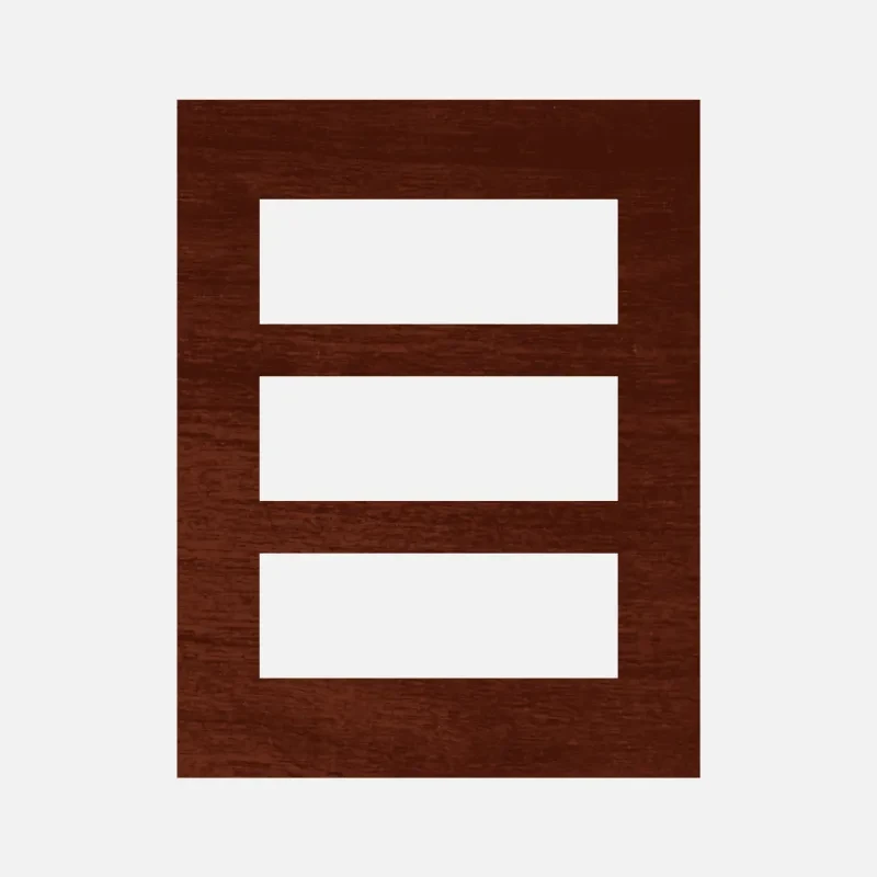 NORISYS CUBE Series 21M Solid Wood Plate with Frame