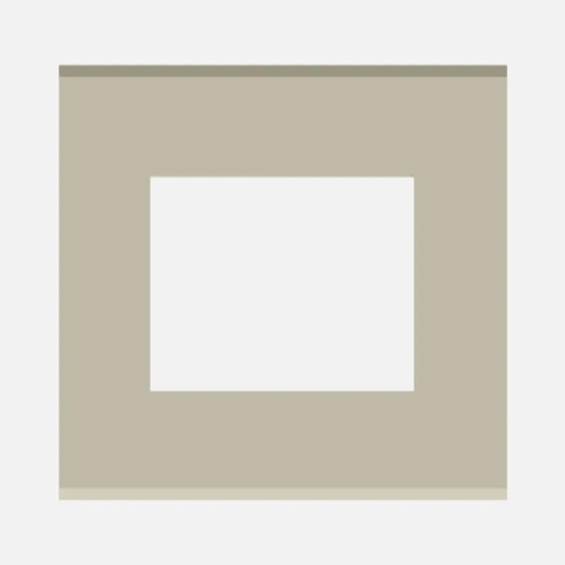 NORISYS CUBE Series 4M Solid Glass Plate with Frame