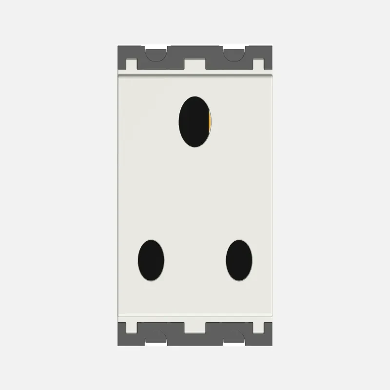 NORISYS CUBE Series Socket 16A 3-Pin-only Shuttered - 2 Module