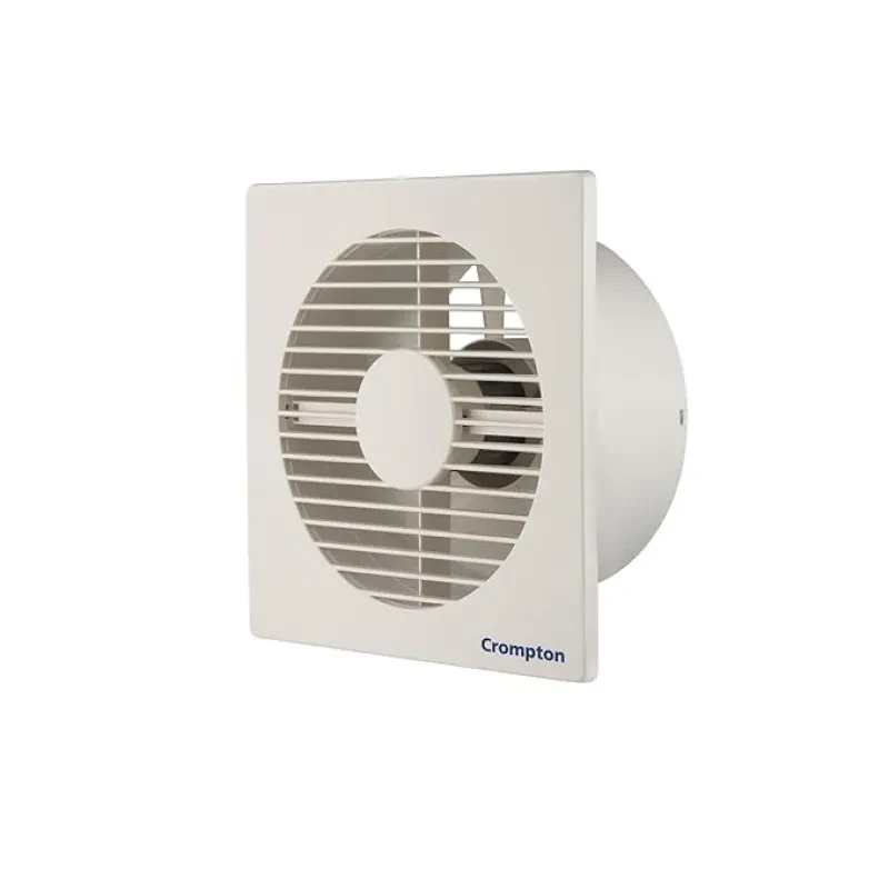 Crompton Axial Air High-Speed Plastic Exhaust - Ventilation Fan (150mm  6 Inches, White, Pack of 1)