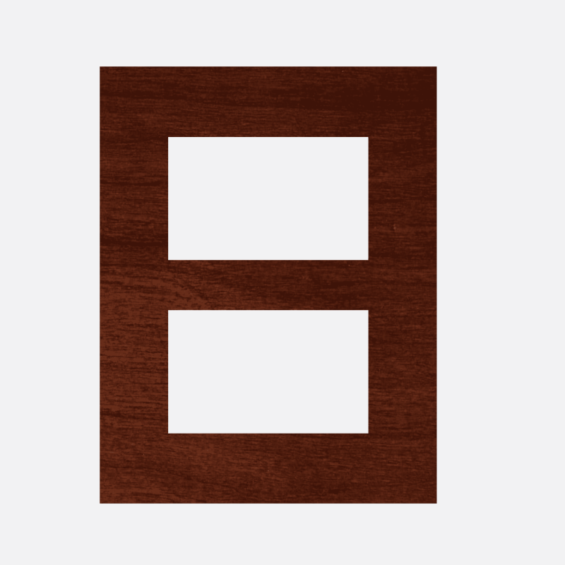NORISYS CUBE Series 12M Solid Wood Plate with Frame