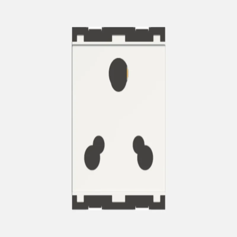 NORISYS CUBE Series Socket 25A 3-Pin-only Shuttered - 2 Module