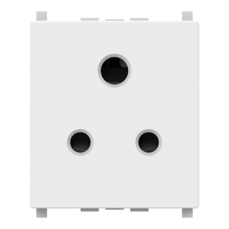 Schneider ZENcelo: 6A 2P +E Socket-outlet with shutter