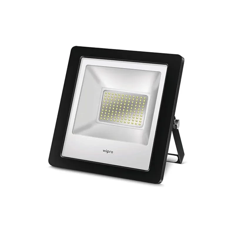 Wipro Garnet 50W LED Flood Light | Cool White,6500K | IP66 Water proof Outdoor Light | Aluminium PDC Housing |Reflector & Clear Optics | 5Kv Surge Protection | 440V High Voltage Protection|Pack of 1