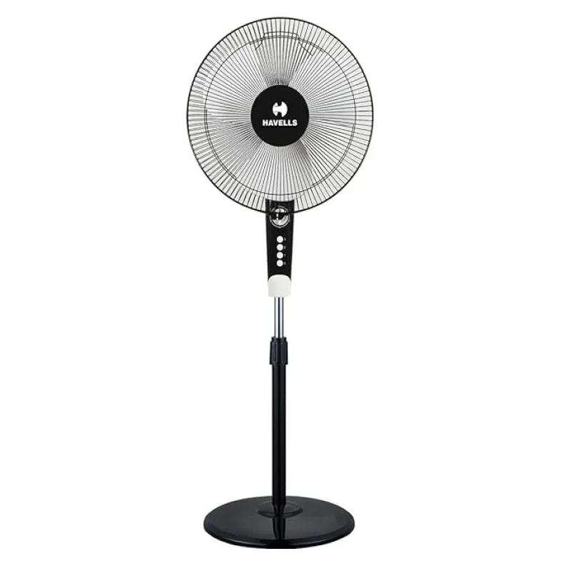 Havells Augusta 400mm Pedestal Fan (White Black)