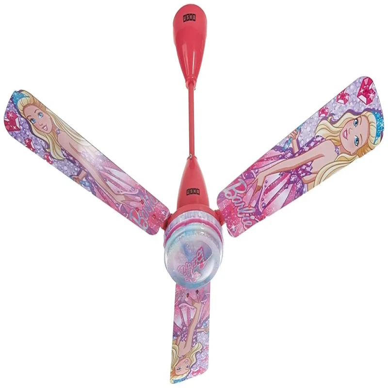 USHA - Barbie Dreamtopia Ceiling Fan 1200mm with Aeroswitch Remote, Magenta
