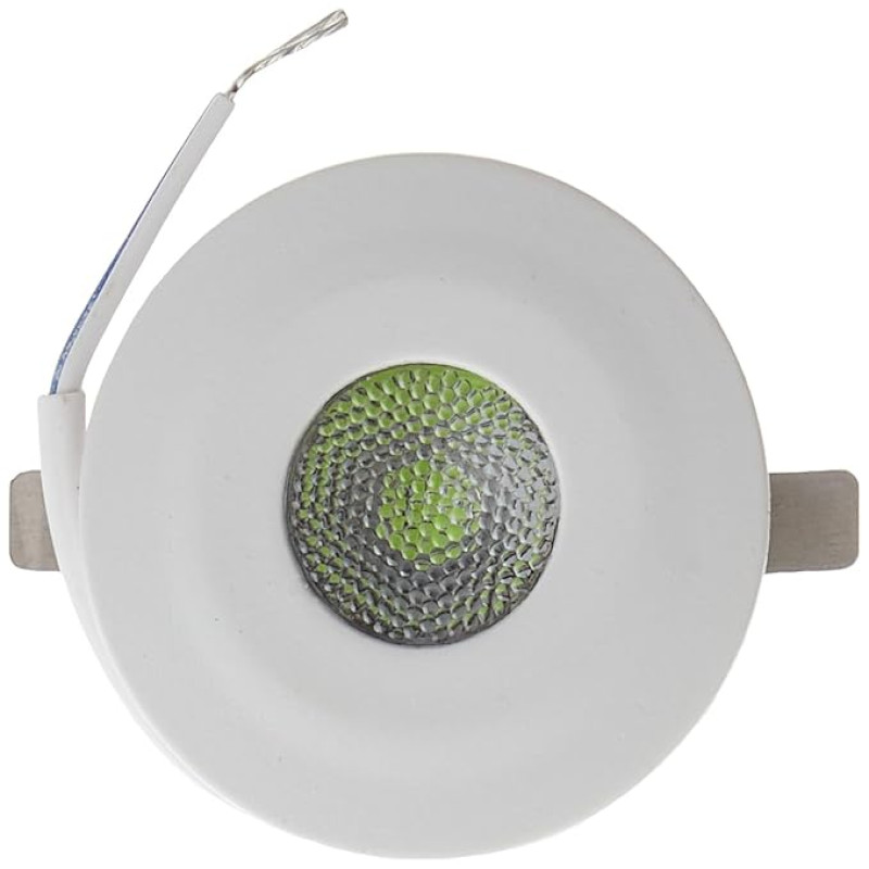 wipro Garnet 2W LED Integrated Spotlight | Green | Compact Design for Cabinets & Wardrobes | Pack of 2